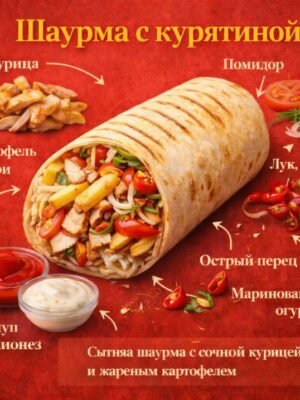 Шаурма с курицей